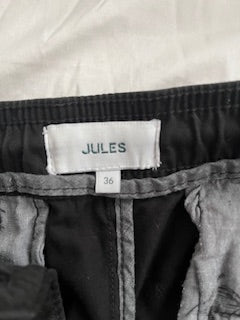 Bermuda noir Chino taille élastique