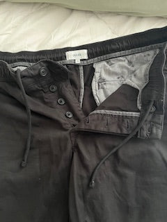 Bermuda noir Chino taille élastique