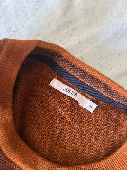 Pull colorblock avec poche poitrine
