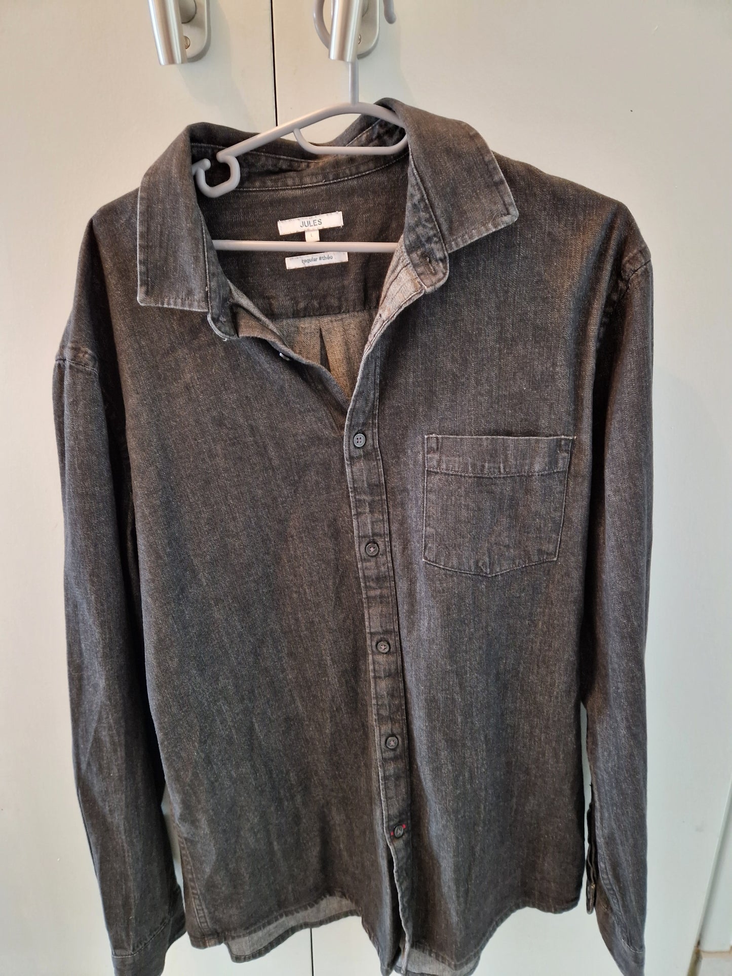 Chemise en jean noir