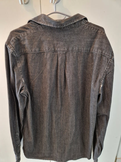 Chemise en jean noir