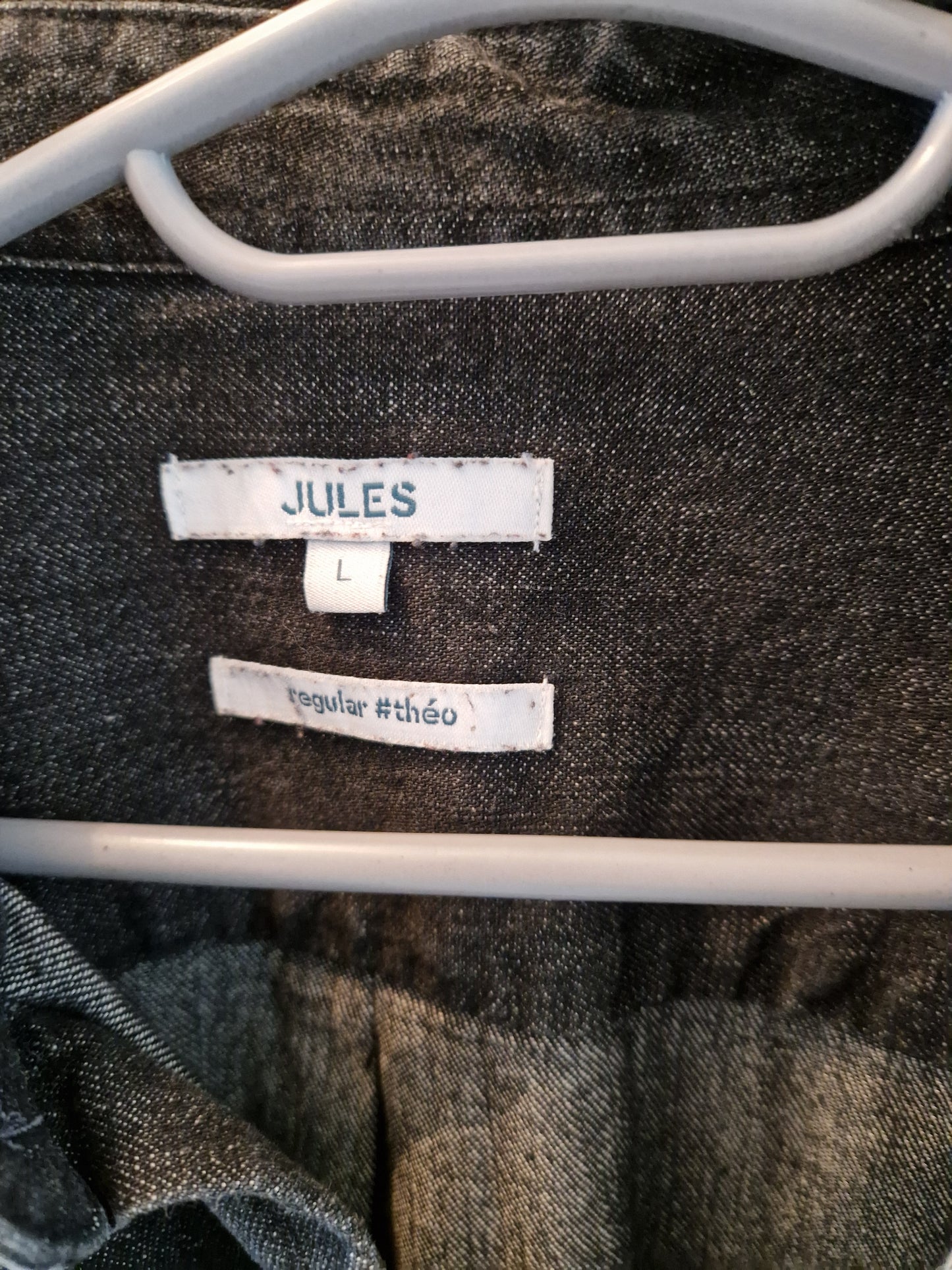 Chemise en jean noir