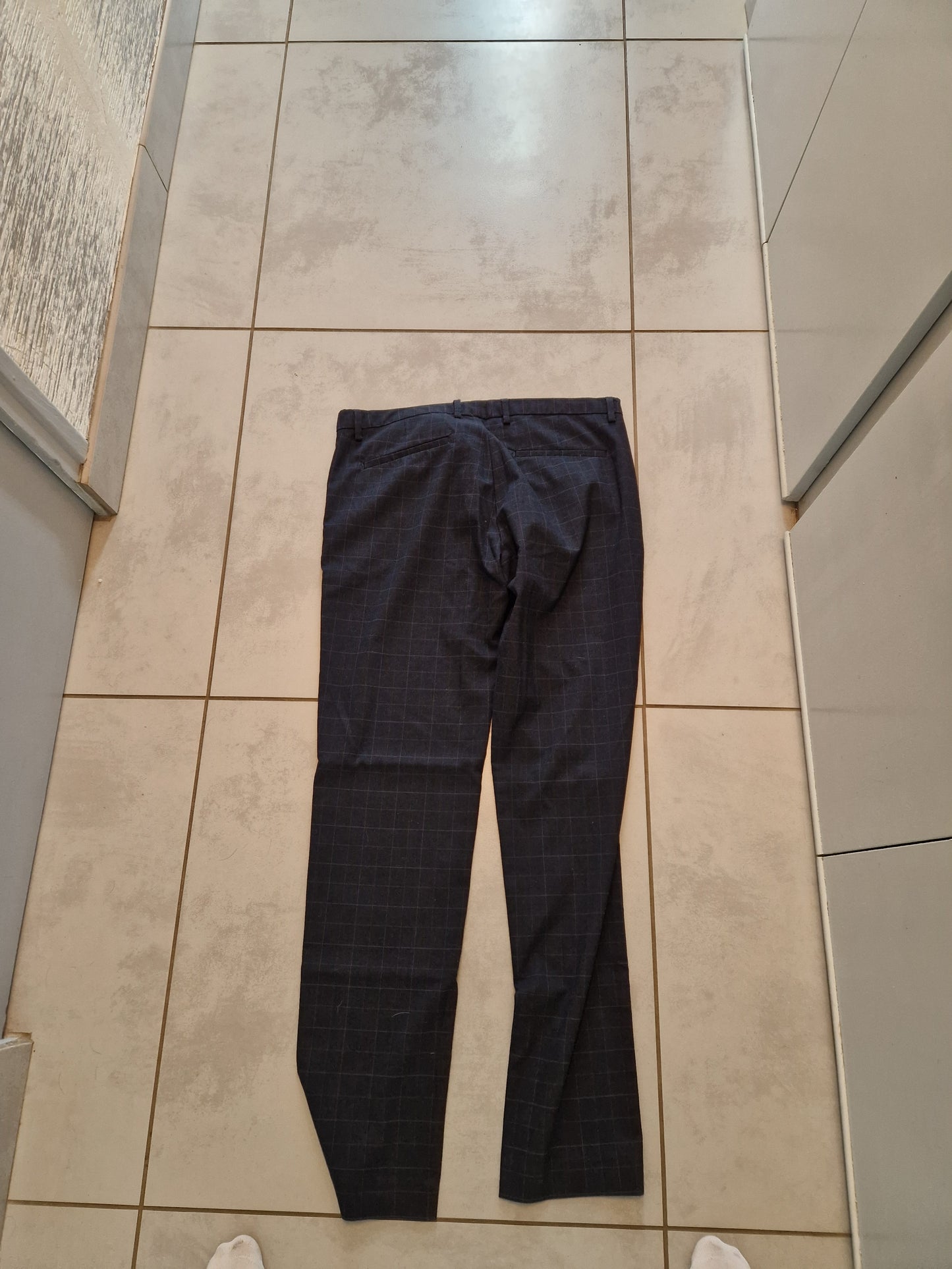 Pantalon à carreaux