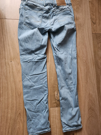 Jeans slim Tom bleu délavé