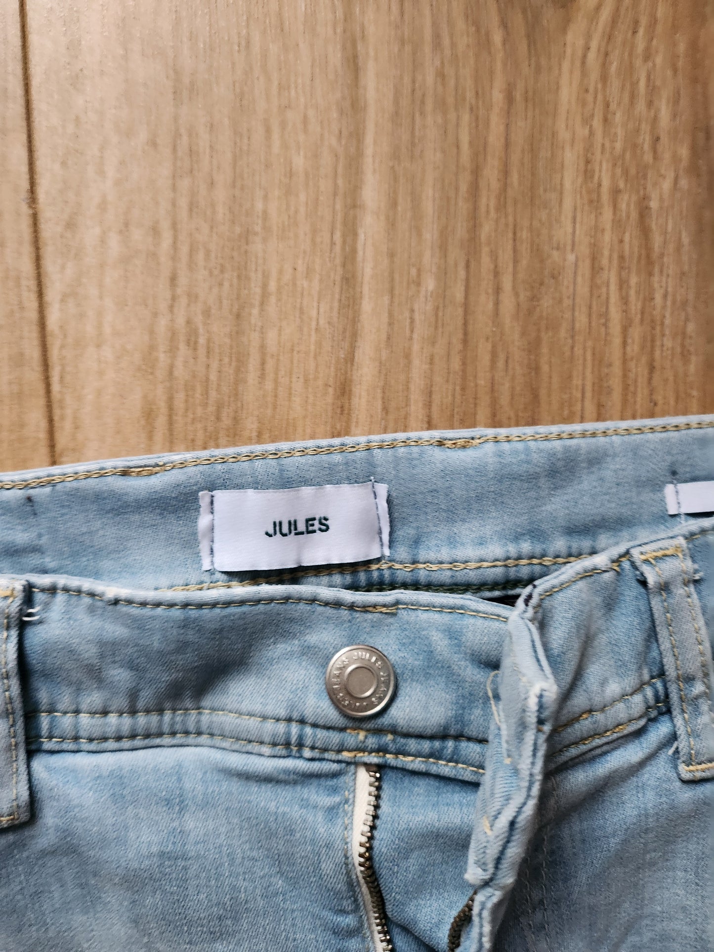 Jeans slim Tom bleu délavé