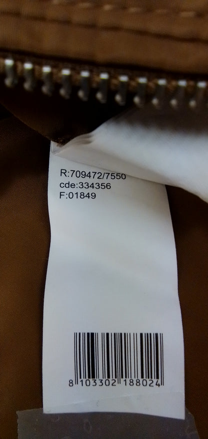 blouson marron clair