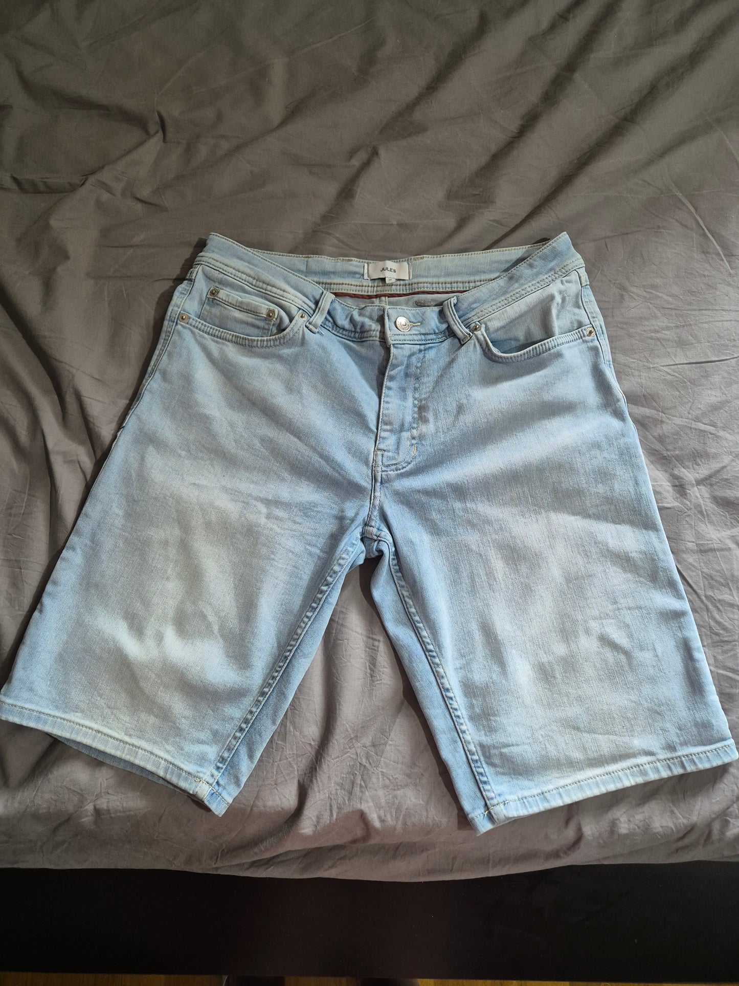 Bermuda en jean urbanflex en polyester recyclé