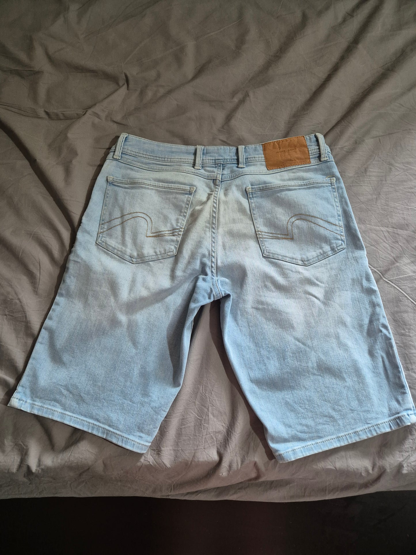 Bermuda en jean urbanflex en polyester recyclé