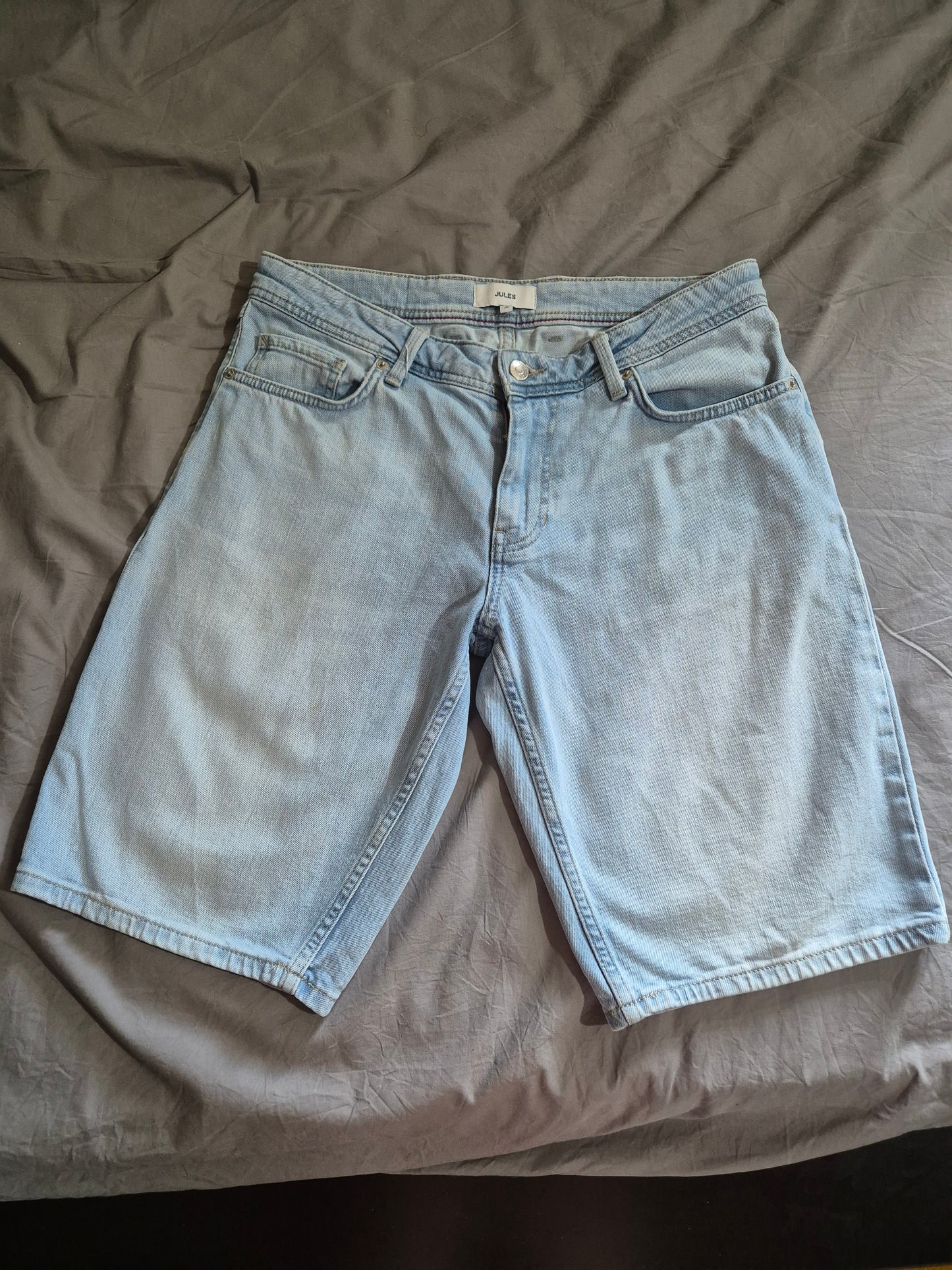 Bermuda en jean en coton recyclé
