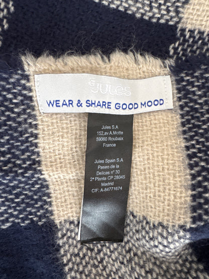 Echarpe carreaux bicolore