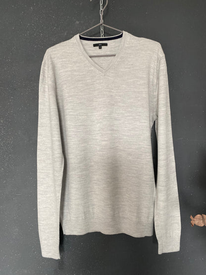 Pull mérinos col V