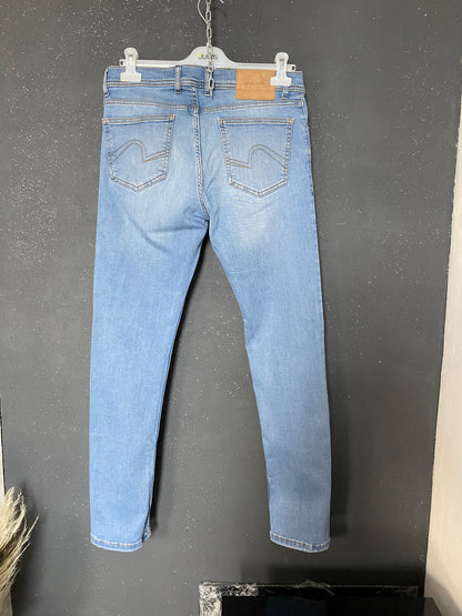 Jean’s (c) bleu clair W38L32 slim et Tom