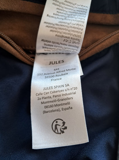 Blouson zippé suédine