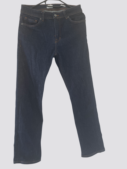 Jean bleu foncé straight
