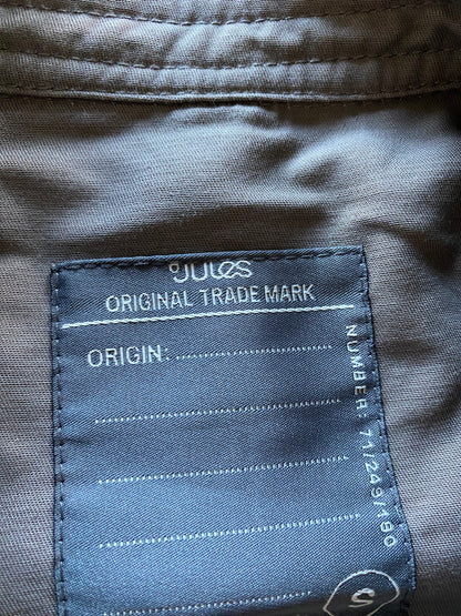 Trench court à ceinture coloris taupe (gris-marron)