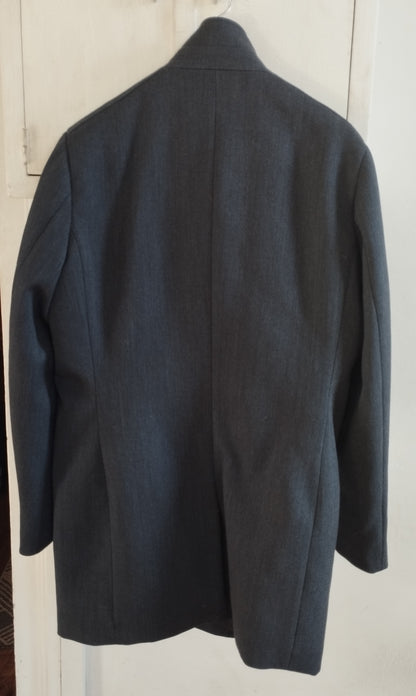 Manteau zippé col montant
