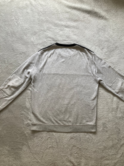 Pull col rond gris