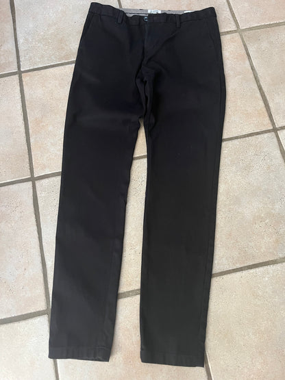 pantalon chino noir taille 38