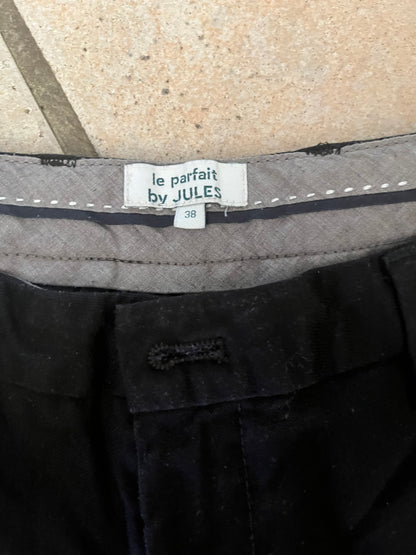 pantalon chino noir taille 38