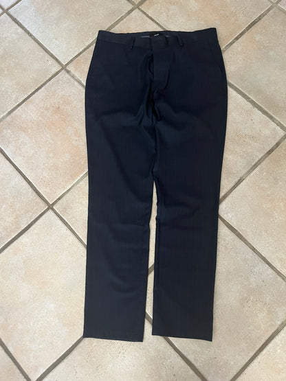 Pantalon chino slim à rayures