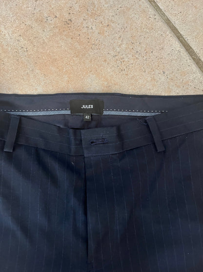 Pantalon chino slim à rayures