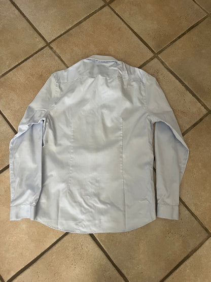 Chemise slim sans repassage unie coton