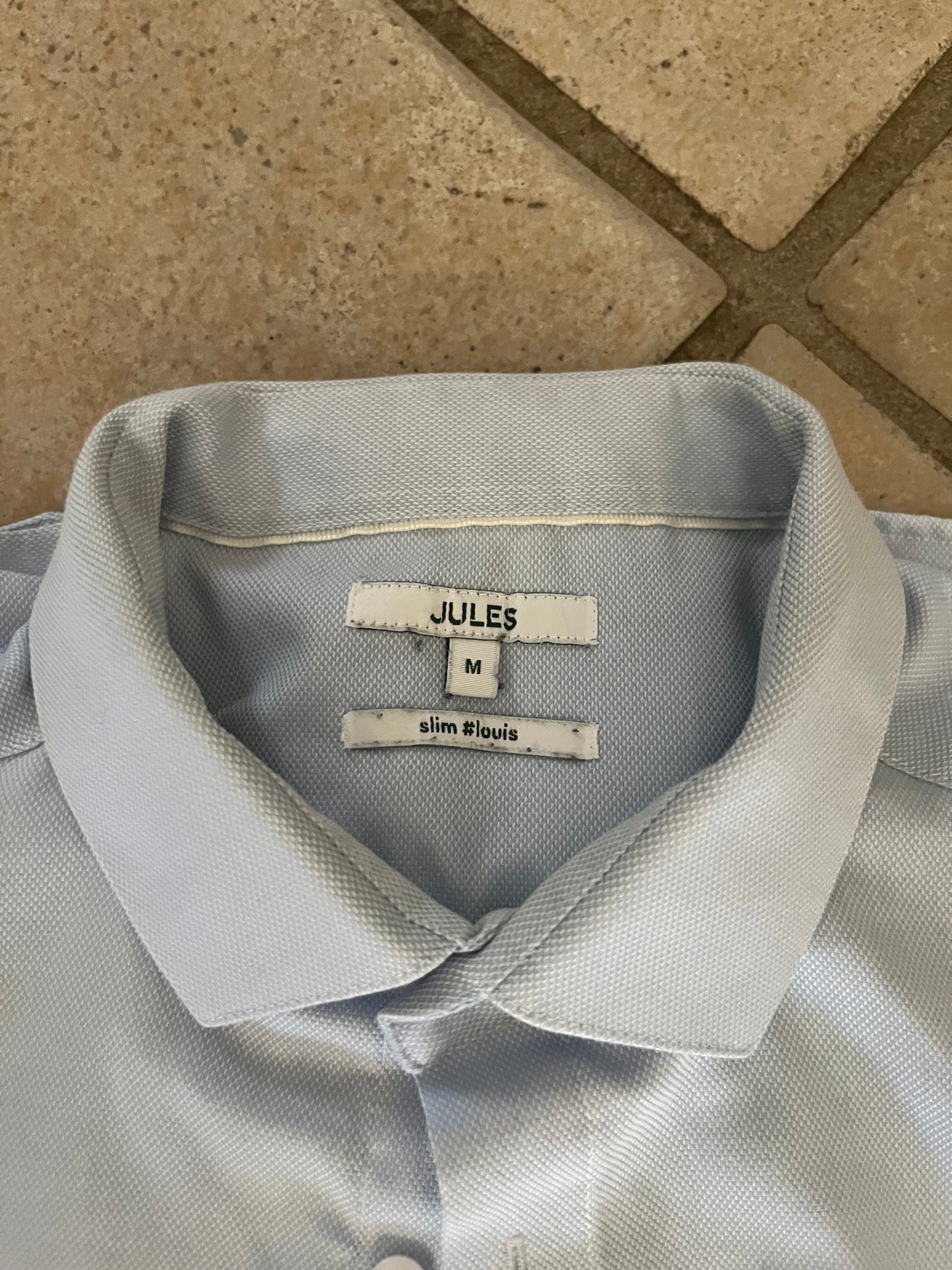 Chemise slim sans repassage unie coton