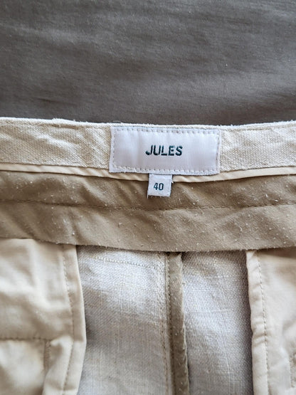 Pantalon droit 100% lin