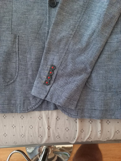 Veste coste été gris /bleu