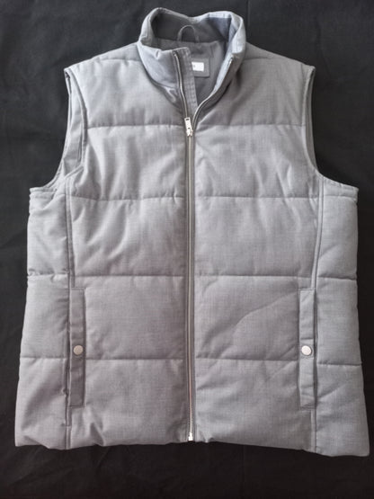Doudoune sans manche tissage flanelle