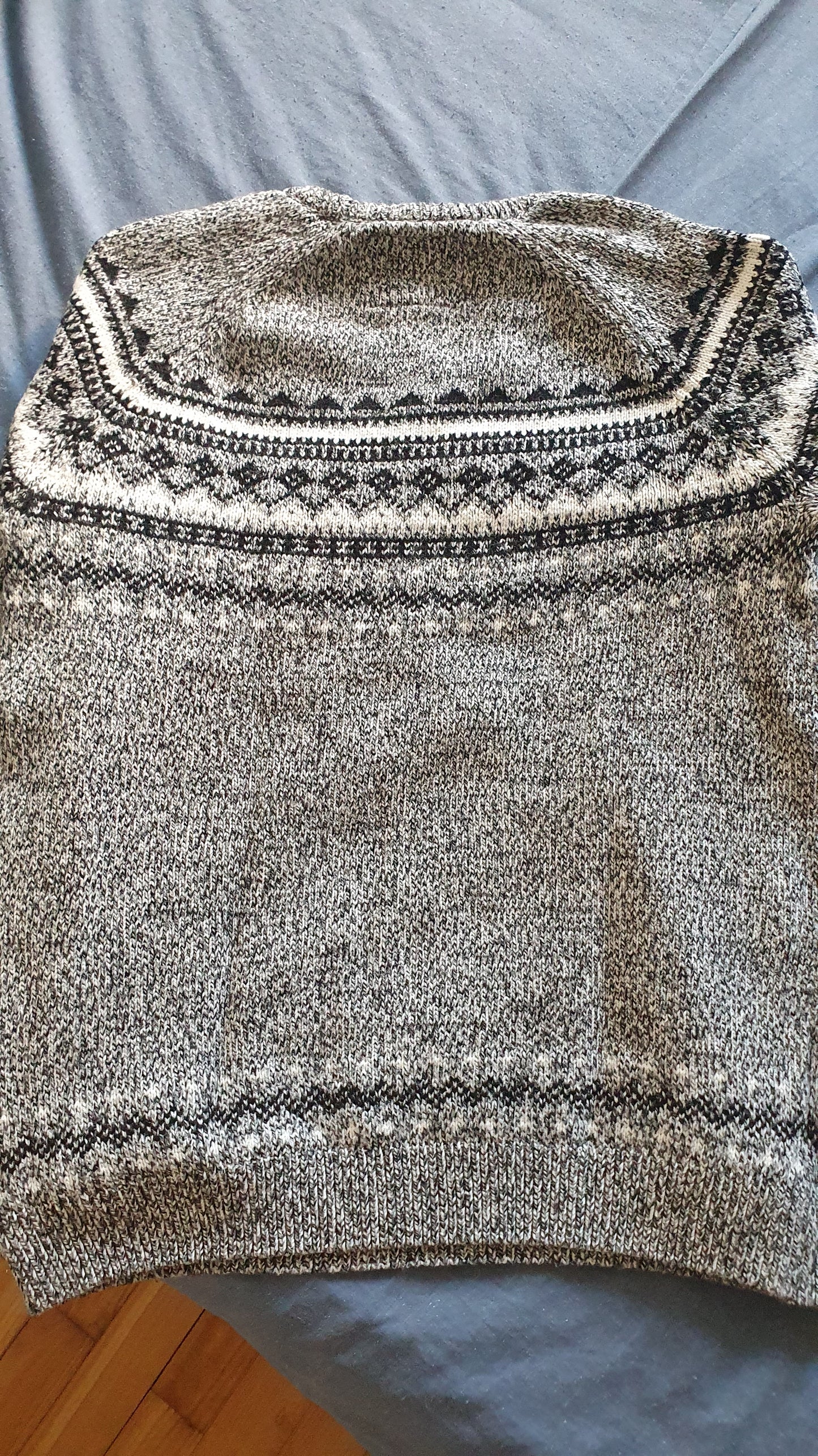 Pull Gris montagne