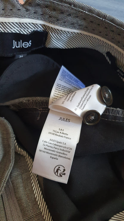 Pantalon chino à carreaux