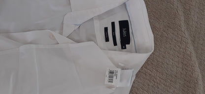 Chemise slim en popeline stretch