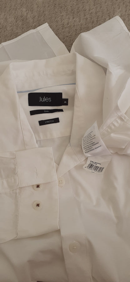Chemise slim en popeline stretch