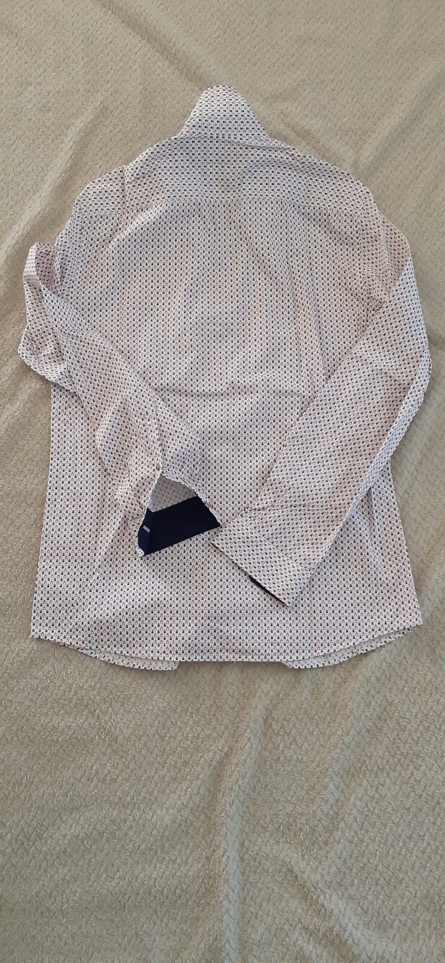 Chemise slim en popeline stretch