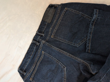 Jean regular en coton et polyester recyclés