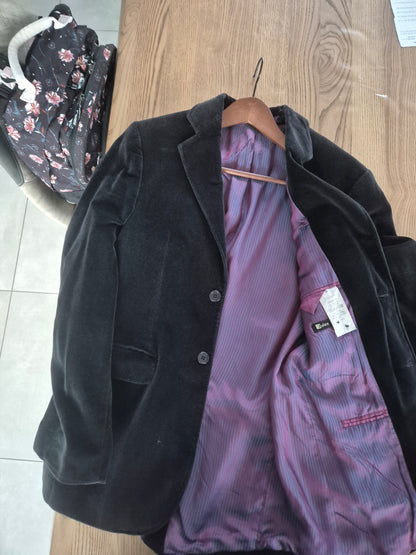 Veste velours noir taille 46