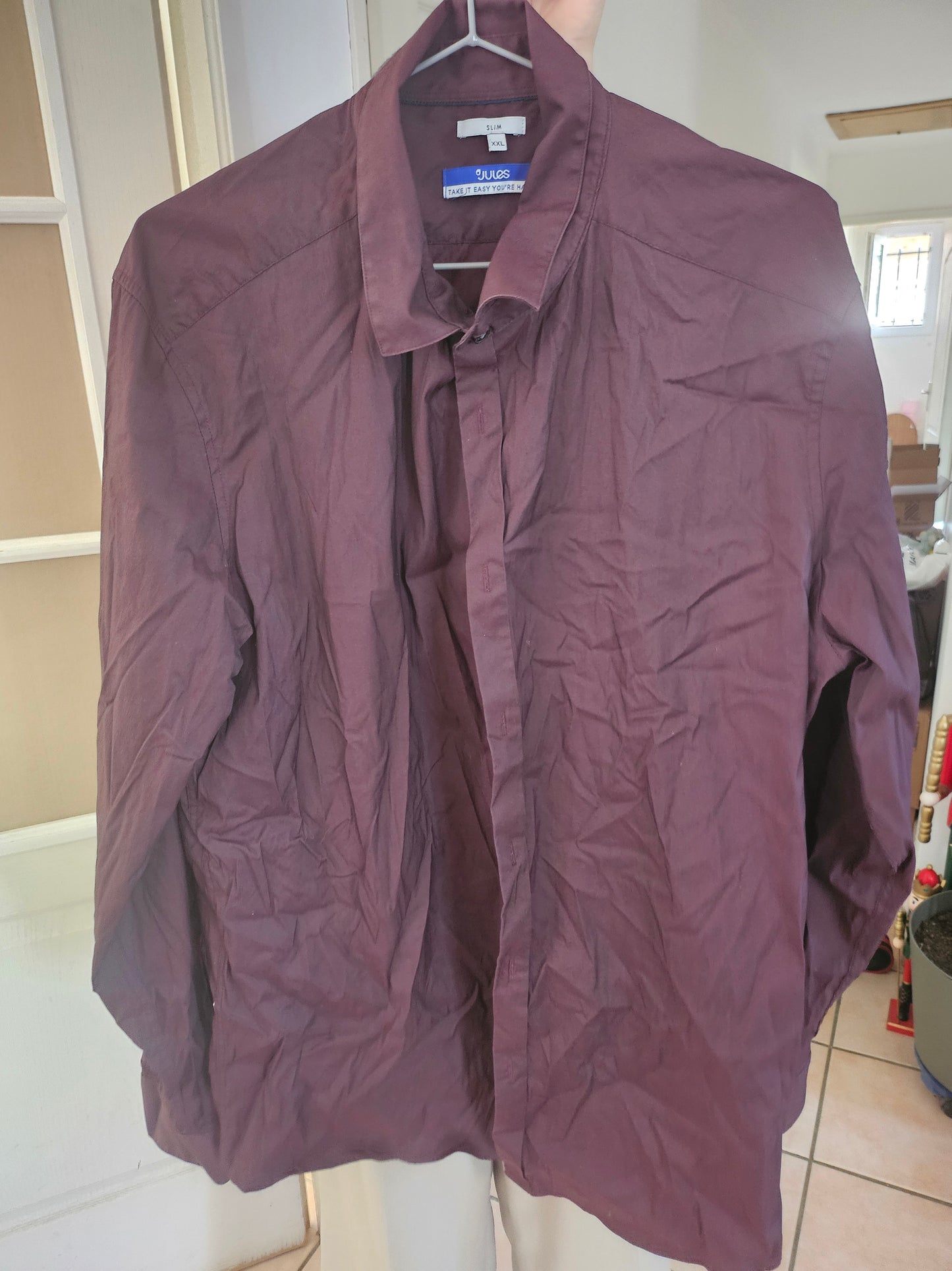 Chemise Slim Unie Stretch
