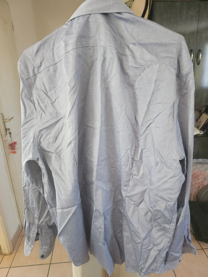 Chemise slim sans repassage unie coton