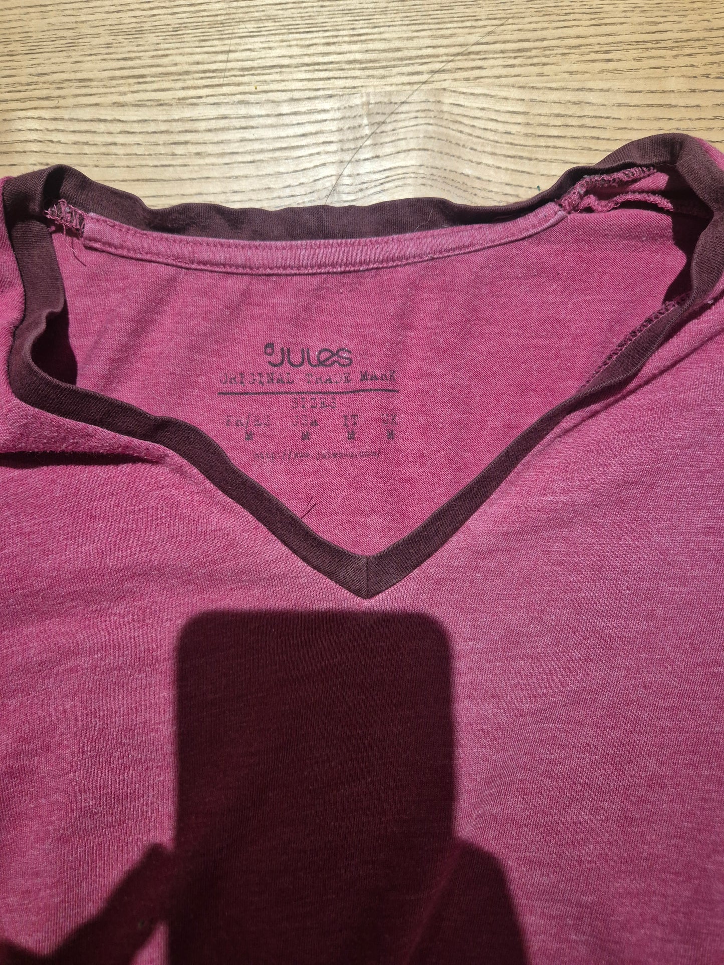 Tee shirt rose taille M