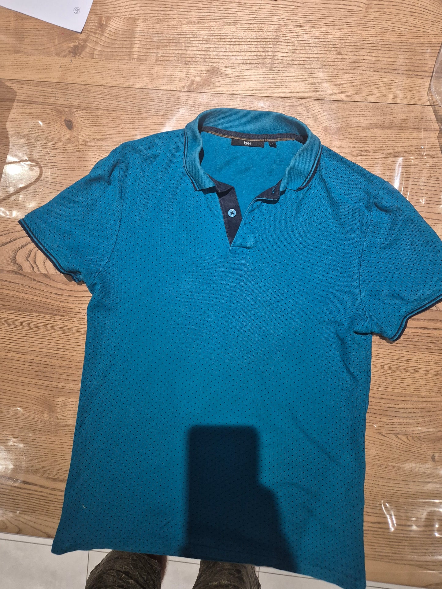 Polo bleu taille S