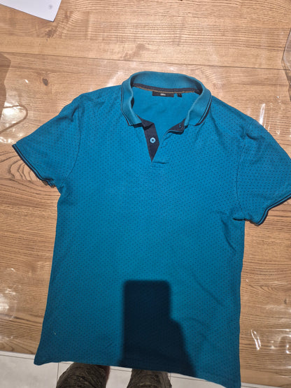 Polo bleu taille S