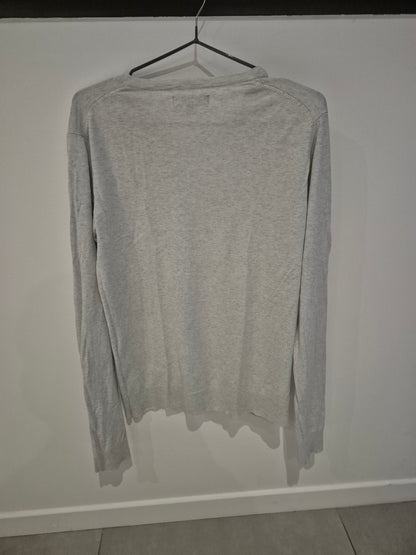 Pull léger gris taille M