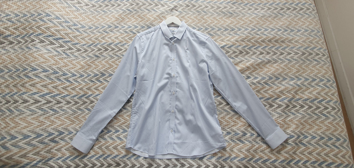 Chemise slim repassage facile rayures coton