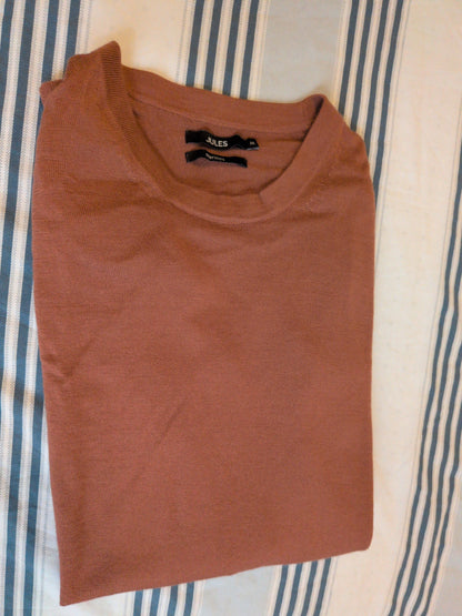 Pull à col rond en laine mérinos