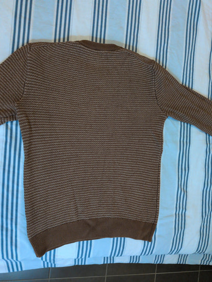 Pull en maille fantaisie à col rond