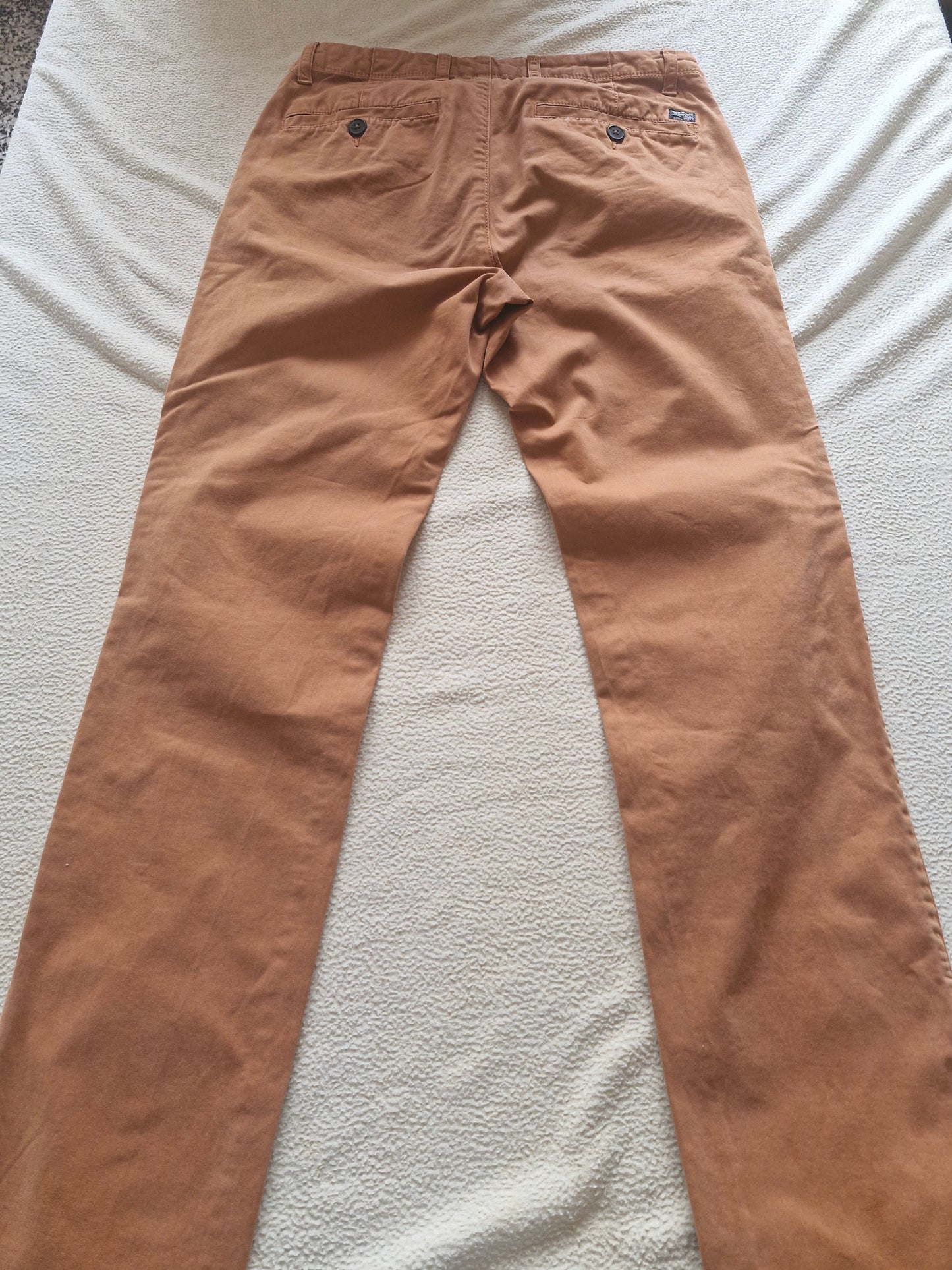 Chino coupe slim 4 longueurs uni Sasha