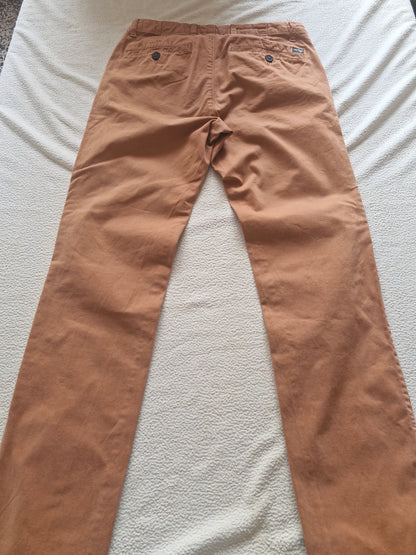 Chino coupe slim 4 longueurs uni Sasha