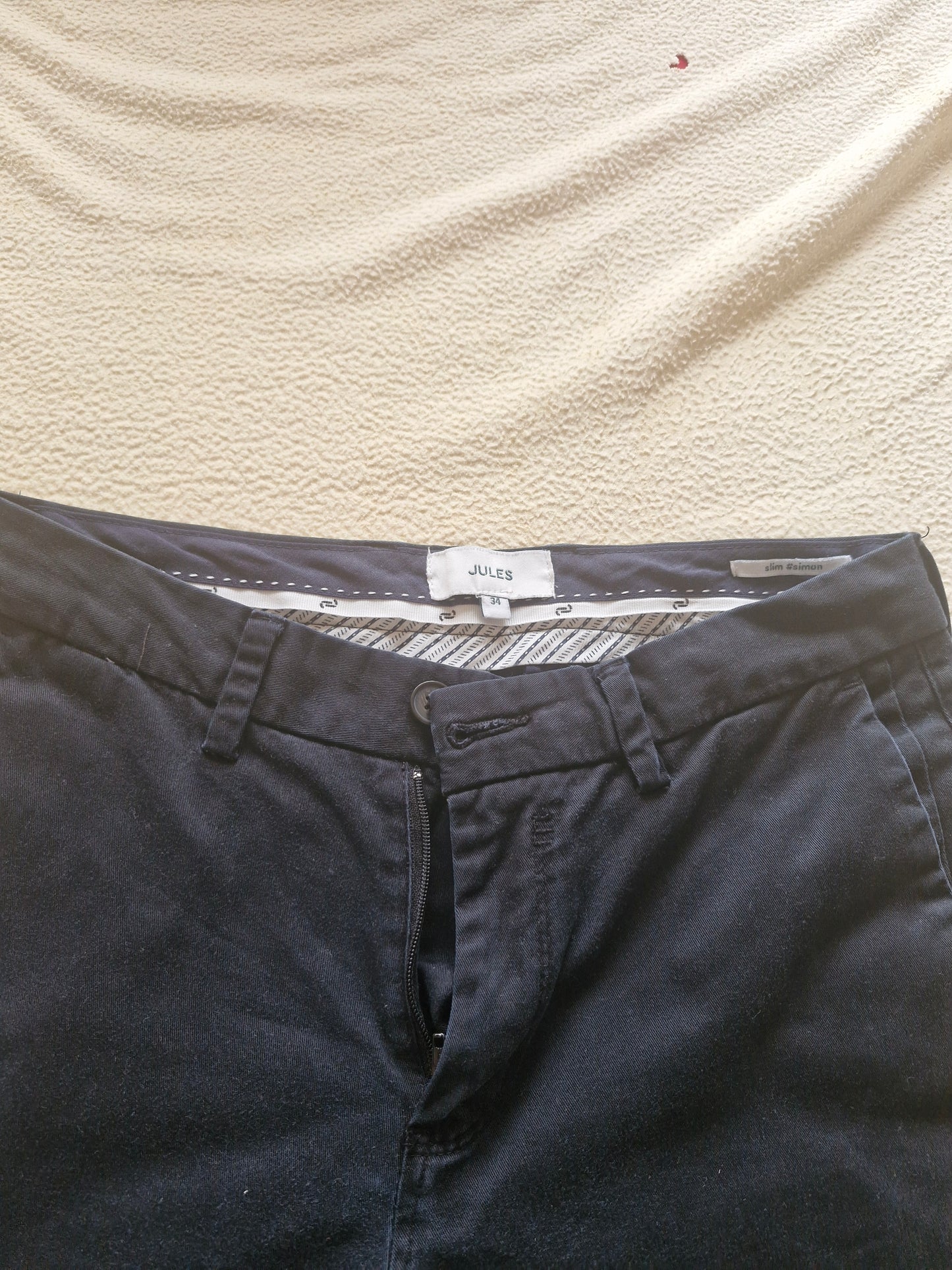 Pantalon chino slim Simon en coton bio