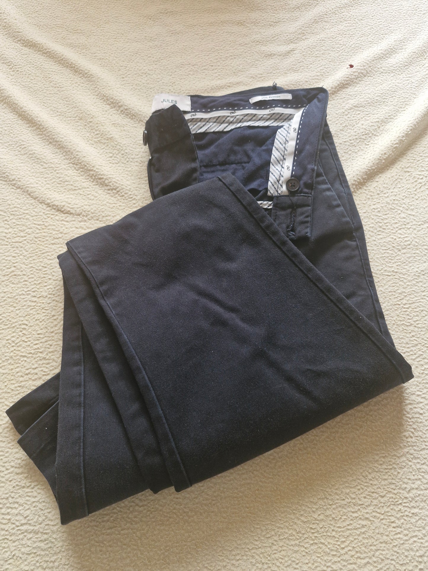 Pantalon chino slim Simon en coton bio